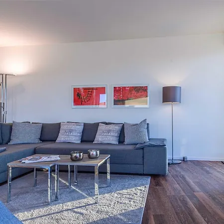 شقة Quartier Lounge - Mit Wasserblick & Wellness In Der Hafenresidenz *